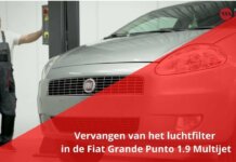 Hoe vervangt u het luchtfilter in de FIAT Grande Punto 1.9 MultiJet 120 2006?