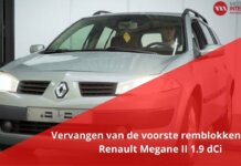 Hoe vervangt u remblokken vooraan in de Renault Mégane II 1.9 dCi?